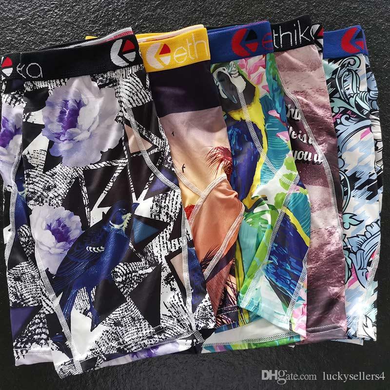 

In Stocks designer boxers Mens Boxer Briefs Print Fashion mens boxers Men Underwear Boxer beach pants calecon boxeurs motion underwear6453, Random colors