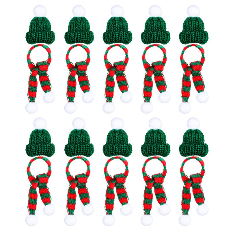

20 Pcs Scarf and Hat Decor Stylish Plant Adornment Doll Clothes Accessory Plant Decoration for Home