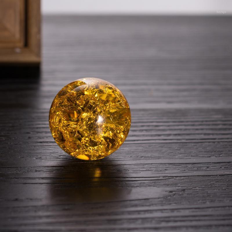 

30MM/40MM Crystal Feng Shui Ball Lucky Water Fountain Bonsai Ball Ice Cracking Decoration Home Ornaments Modern1