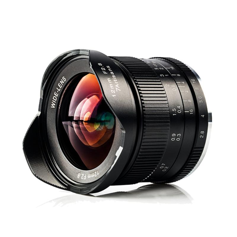 

7artisans 12mm f2.8 Ultra Wide Angle Lens for Canon EOS M1 M2 M3 M5 M6 M10 SLR Camera