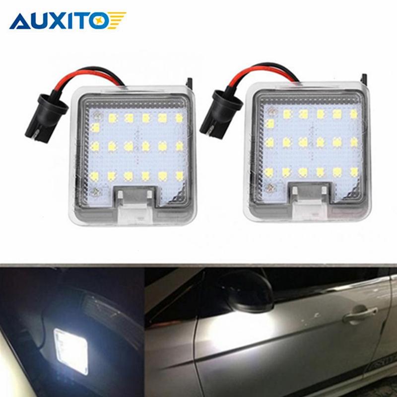 

2x Canbus Led Mirror Puddle Light For Focus Kuga S-max Mondeo Iv C-max Escape Car Led Courtesy Light Under Side Mirror Lamp, As pic