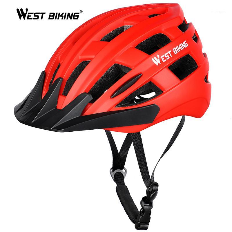 

WEST BIKING Lightweight Bike Helmet Road Bike Cycling Helmet Integrally-mold Women Men Bicycle Safety Cap Bicycle1, Size m black