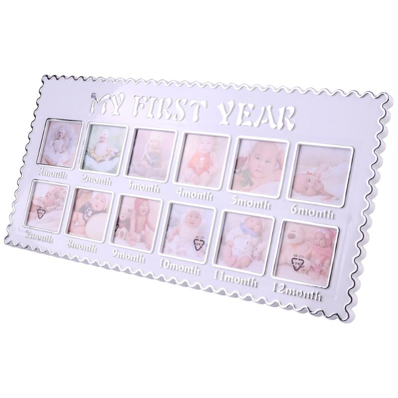 

Newborn Baby Keepsake Photo Frame My First Year Moments Keepsake Picture Frame