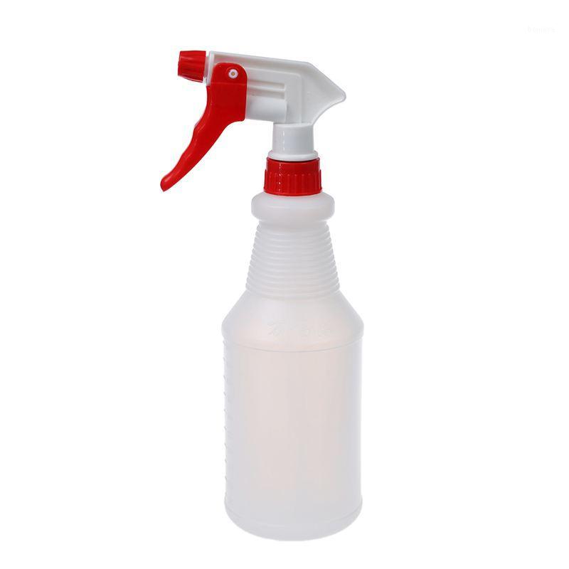 

500ml red white plastic plastic vehicle cleaning water spray bottle1