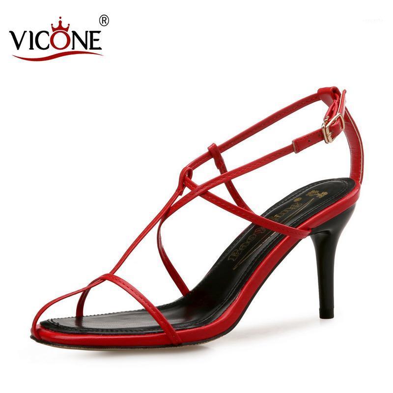 

VICONE Women Summer Button Pointed Toe Elegant Cross-tied Pumps V101951, Beige