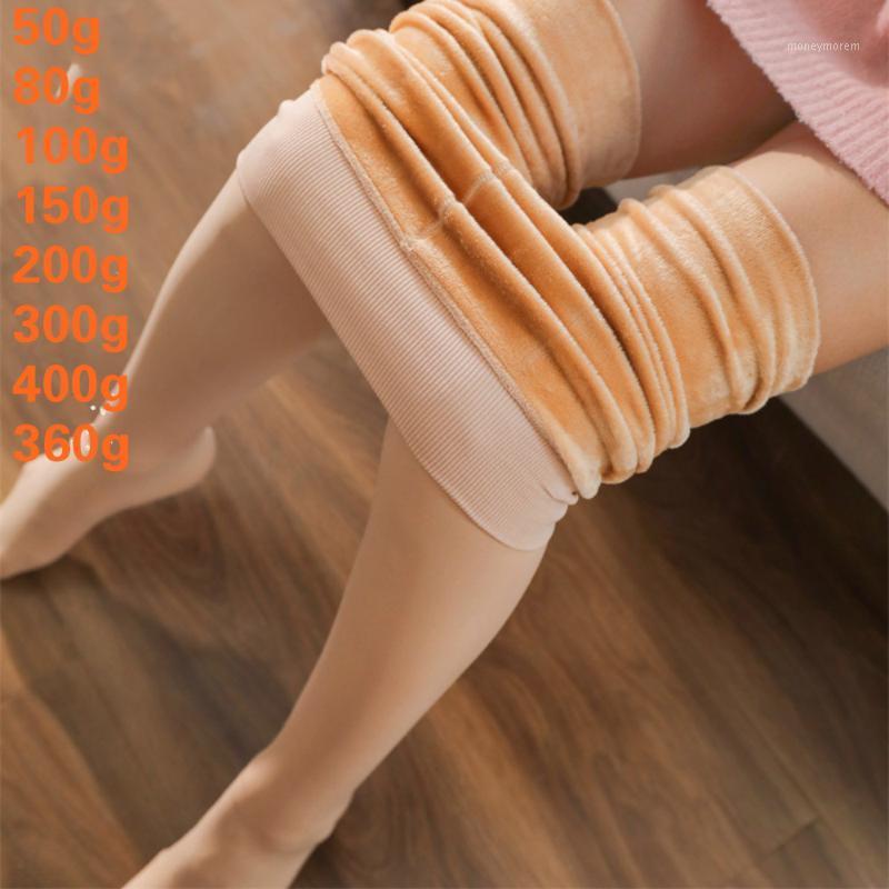 

2020 Upgrade Women Sexy Pantyhose Bare Leg Autumn Winter Plush Thick Warmth Stepping Foot Cheap Tights 50G 200G 400G 300G 360G1
