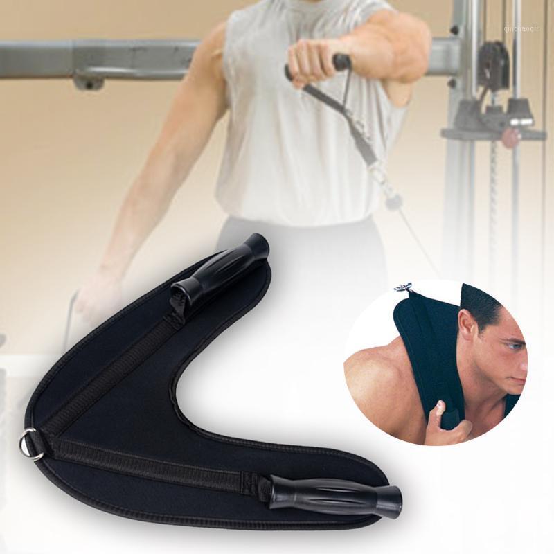 

Professional Belt Bind U Shape Accessories Abdominal Crunch Nylon Pad Gym Support Practical Suspender Strap Handle Double Grip1