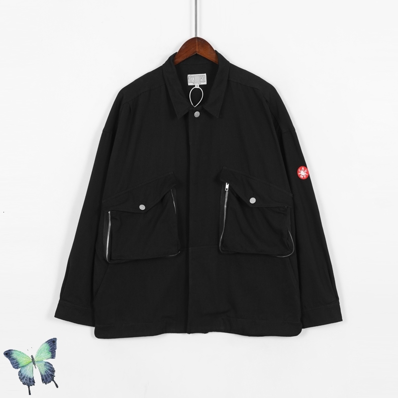 

2021 New Autumn Winter Cav Empt Zipper Pocket Men Women Quality 100%cotton Jacket High Street Washed Coat M6vl, Q61