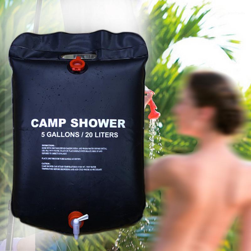 

2PCS Swimming Solar Shower Bags 20L Outdoor Camping Bath Bag Water Sun Compact Heated Bags Scrubbing Water Bag Pool Accessories1