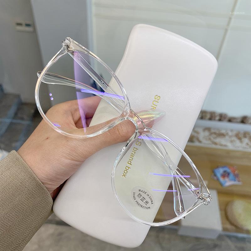 

Transparent Computer Glasses Frame Women Men Anti Blue Light Round Eyewear Blocking Glasses Optical Spectacle Eyeglasses1