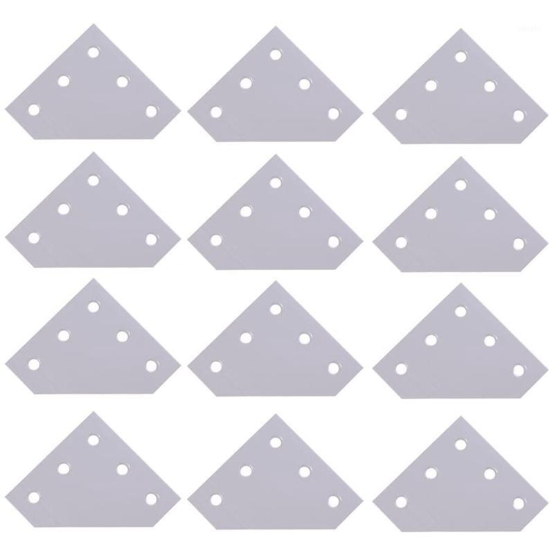 

12Pcs / Lot 3D Printer L-Shaped Aluminum 5 Hole 60X60mm Connecting Plate for 2020 V-Groove / L-Groove Aluminum Extrusion1
