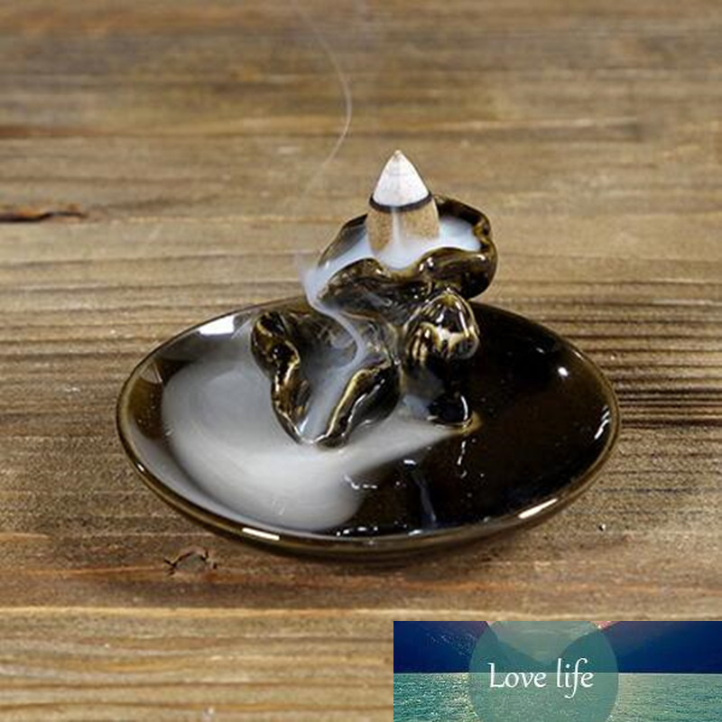 

1Pc Burner Or 20Pc Natural Backflow Incense Pure Manual Multi-function Ceramics Burners Crafts Gift Incense Disc Lotus Fragrance