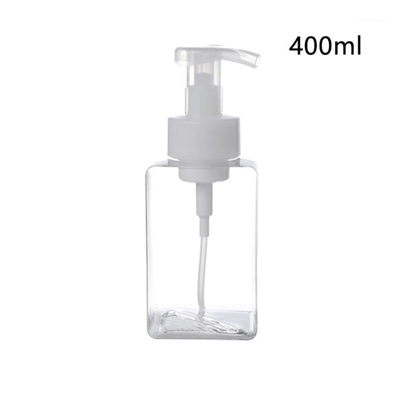 

Shampoo Container Travel Portable Square Makeup Tools Liquid Soap Clear Hair Mousse Press Foam Pump Dispenser Bottle Empty1