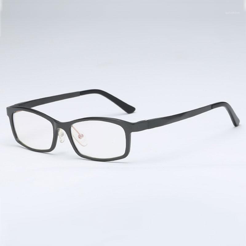 

Alloy Frame Eyeglasses Rectangular Full Rim Spectacles Men and Women Style Optical Eyewear1