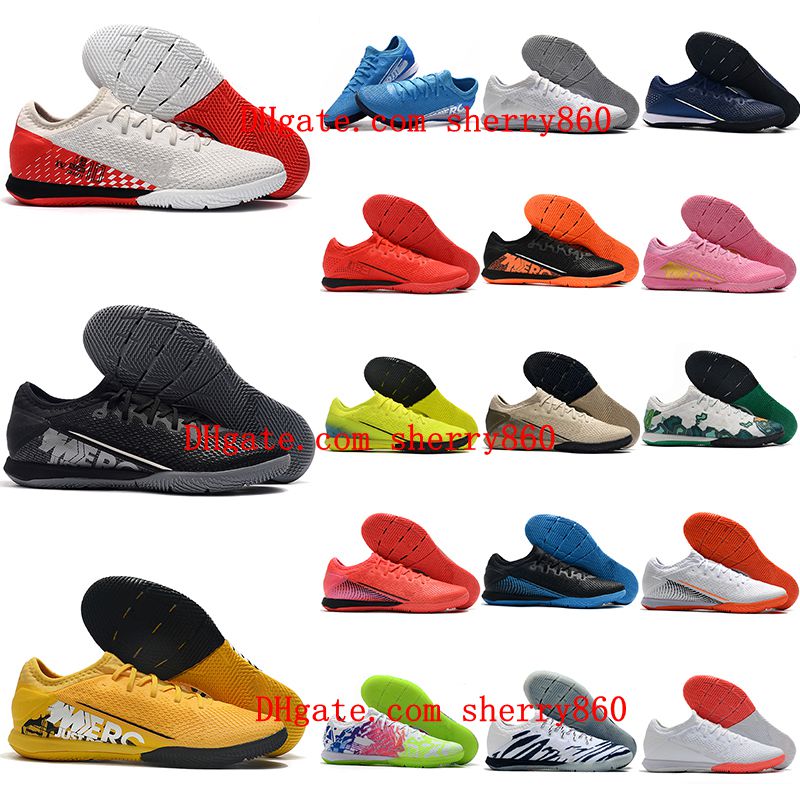 

2021 quality mens soccer shoes Mercurial Superfly 13 Pro IC cleats CR7 neymar ronaldo football boots indoor scarpe