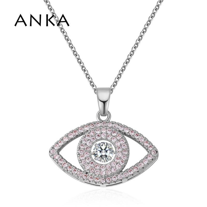 

ANKA Fashion Eye Zirconia Pendant Necklace For Women High Quantity Jewelry For Gift Zirconia #133920