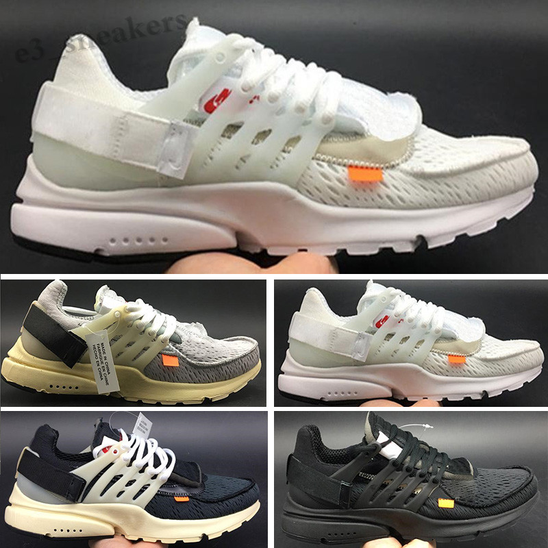 

2021 King Presto Mens Shoes Brand New Black White 2018 Designer Womens Casual Shoes With Original Size 36-45 wd07, Black;brown