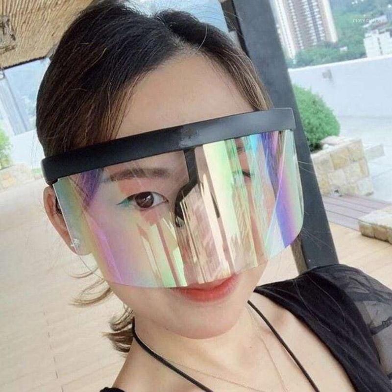 

Oversized Anti-peeping Anti-saliva Protective Sunglasses Outdoor Anti-UV Eye Protection Sunglasses JL1
