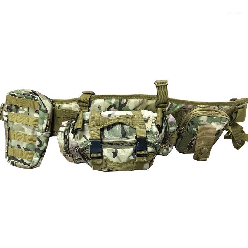 

Molle Tactical Waist Belt Waist Bag Carabiner Carrier Belt Hunting Girdle Support Adjustable Soft Padded1, Only hooks