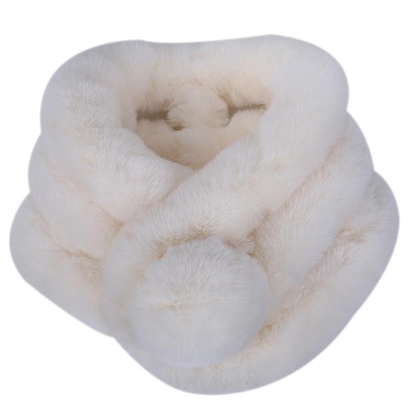 

Scarves Shopping Neck Collar Windproof Soft Autumn Daily Casual Women Scarf Fashion Artificial Fur Winter Warm Solid Dating