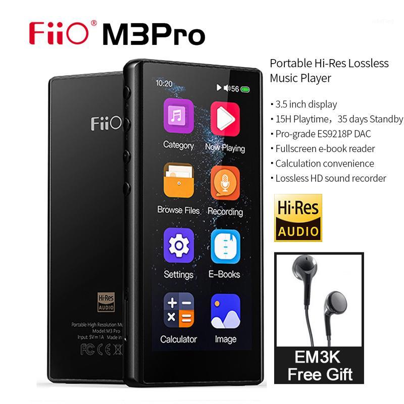 

FiiO M3Pro MP3 Player 3.5inch Full Touchscreen HiFi Lossless Sound Music Player with Voice Recorder, ,Free em3k headphone1