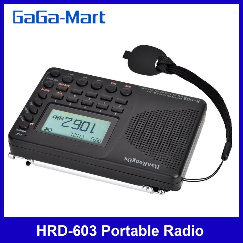 

HRD-603 Portable Radio AM/FM/SW/BF Pocket Radio USB MP3 Digital Recorder Support TF Card Bluetooth1