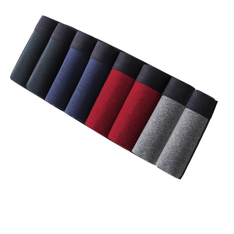 

8Pcs\lot Cotton Mens Boxer Underwear Male Homme Boxer Shorts Calzoncillos Underpants For Man Cuecas Soft Men Cueca New Underware, 8pcs white