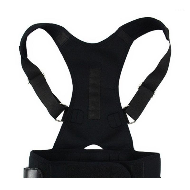 

Back Support Posture Correction Brace Support Belt Adjustable Back Posture Kyphosis Correction Strap Corrector For Men1, White