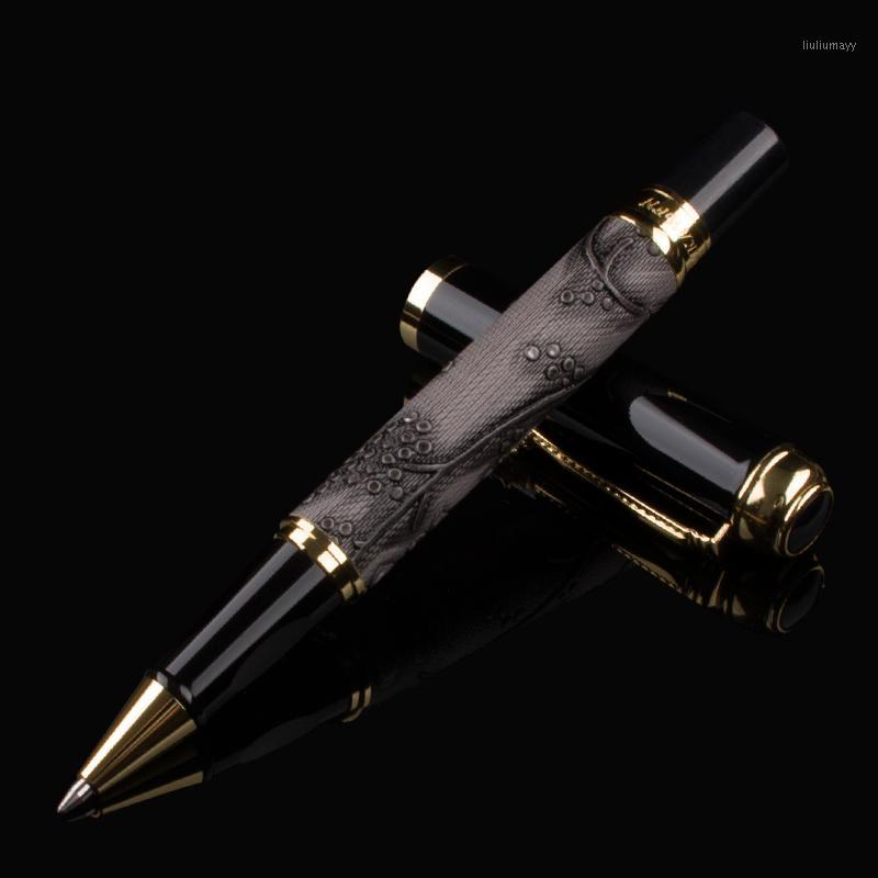 

Retro Luxury Dragon Roller Ballpoint Pen High Quality School Office Business Metal Ball Pens Writing Stationery Gifts Statione1, Red