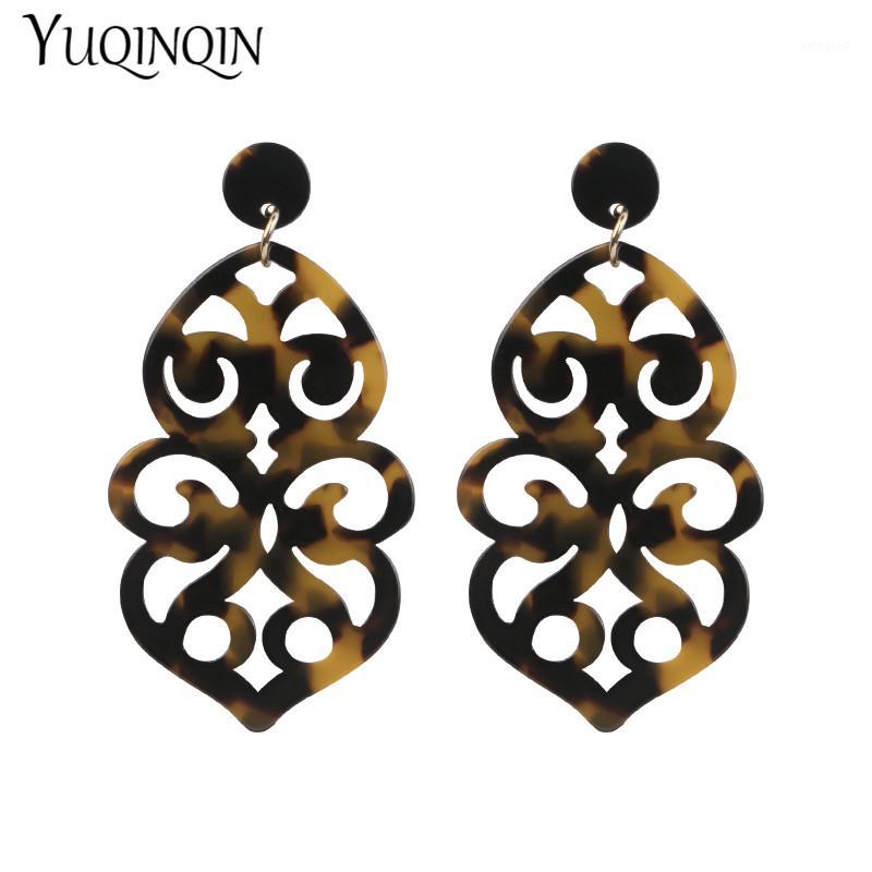 

Dangle & Chandelier Vintage Long Big Geometric Acrylic Fashion Drop Earrings For Women Leopard Large Resin Earring Girls Party Jewelry Brinc