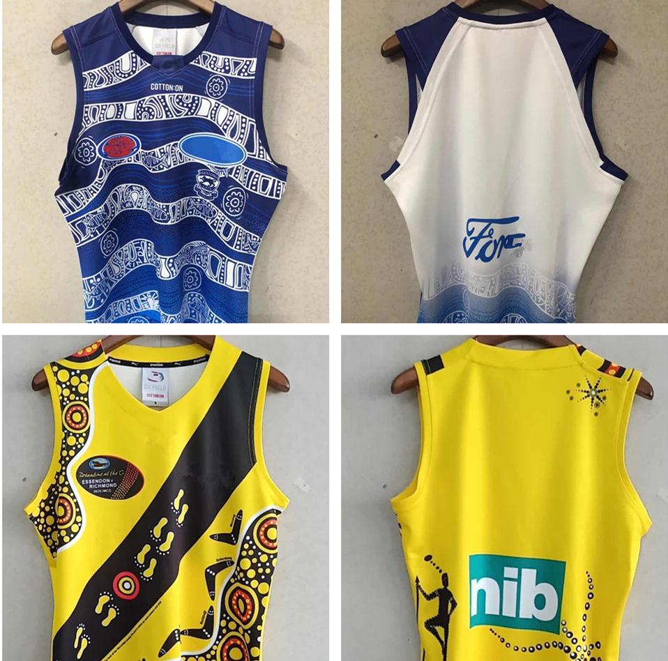 

Best Quality 2021 all AFL jersey geelong cats Essendon Bombers Adelaide Crows St Kilda Saints GWS Giants GUERNSEY Rugby Jerseys singlet A, Brown