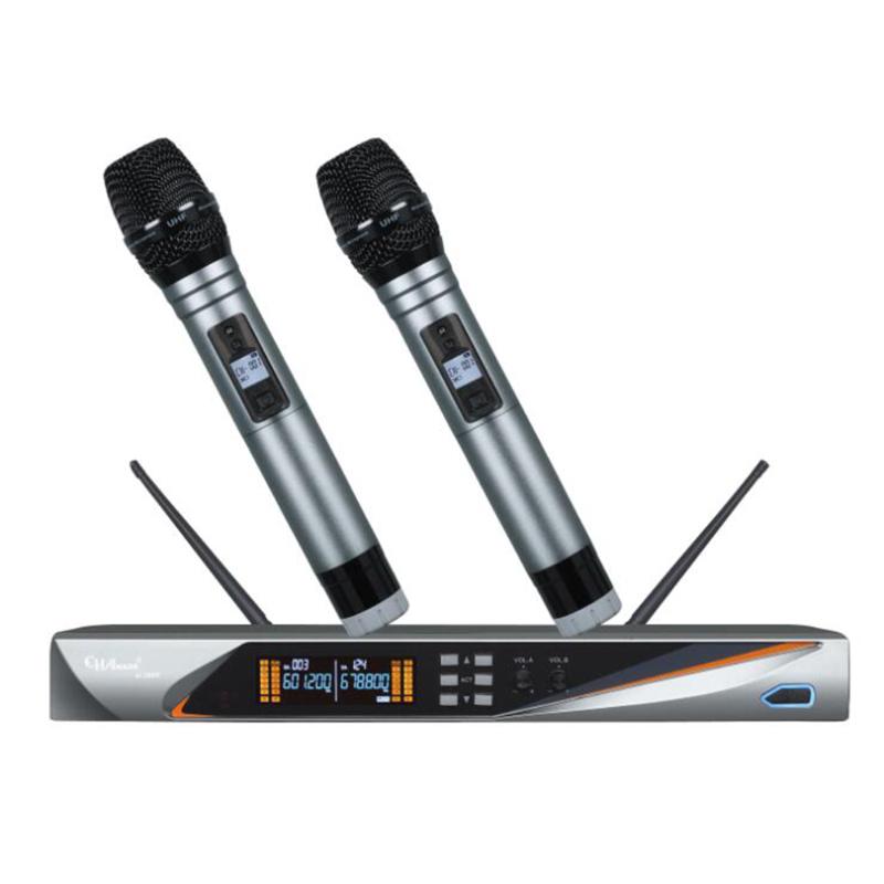 

U-segment UHF Microphone Stage Singer Conference KTV Multi-function Use Smart Handheld Professional Wireless Microphone