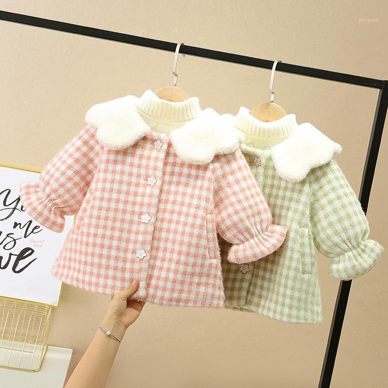 

Baby Thick Woolen Overcoat 2020 Winter Style Versitile Fashion Western Style Warm Simple Coat Fat Cross Border1, Yellow