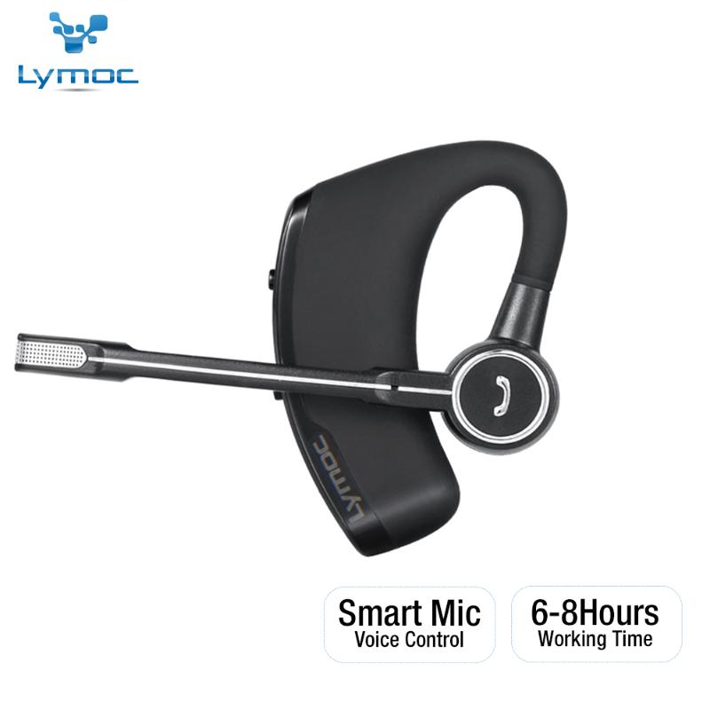 

LYMOC V8S Best Bluetooth Earbuds 2020 Headsets Wireless Earphones Car Ear hook Mic Handsfree for Driving/Business/Office/Workout, Black