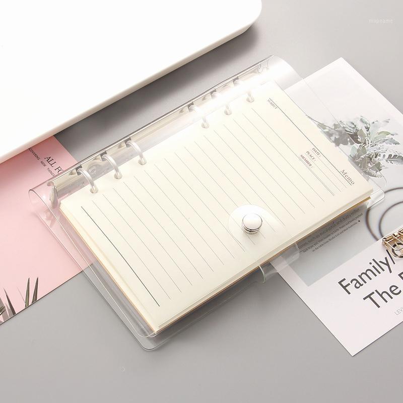 

2PCS A5/A6 Laser transparent Notebook Planner Organizer Paper Planner Inner Page ring binder Diary Journal Notebook1