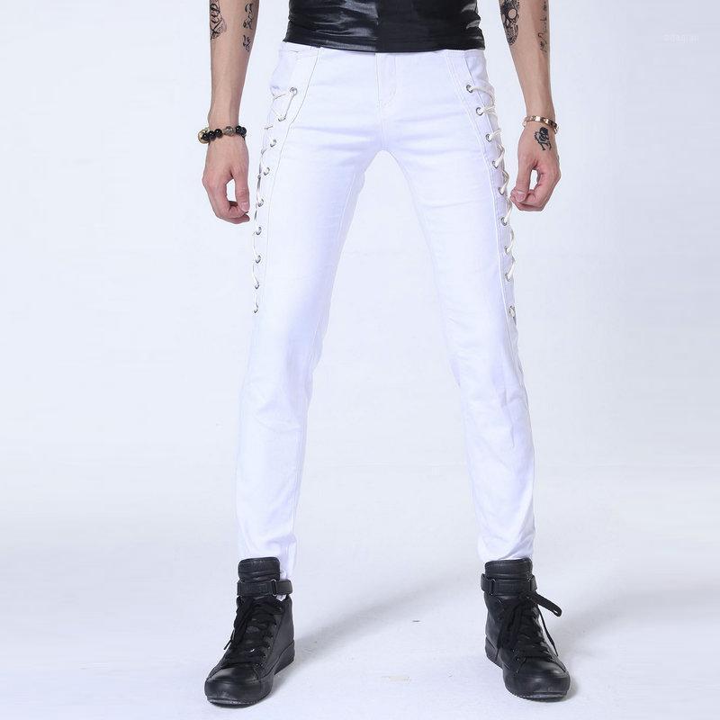 

Nice New Autumn Casual Youth Business White Stretch Trousers Male Joggers Pantalon Homme Masculina Skinny Men Pencil Pants1
