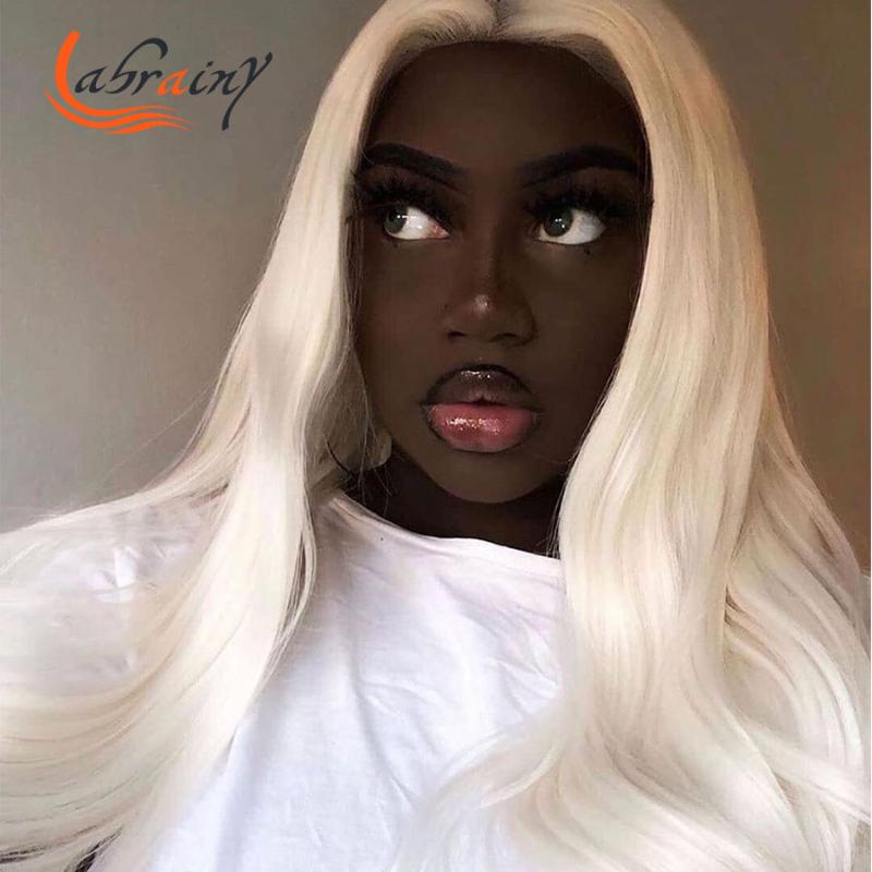 

613 HD Transparent White Straight Human Hair Wigs Remy Wig With Baby Hair Pre Plucked Bleached Knots 13x1+4x1, As pic