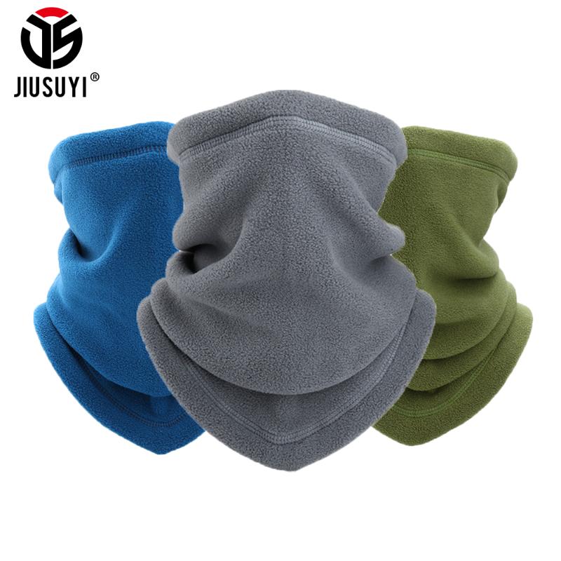 

Winter Fleece Tube Ring Soft Bandana Mask Neck Warmer Gaiter Scarf Skiing Snowboard Windproof Half Face Cover Scarves Women Men