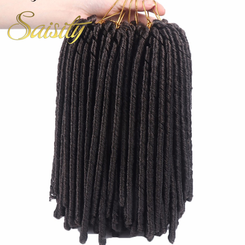 

Lans 14 Inch Faux Locs Crochet Hair Soft and Light Dreadlocks Crochet Braids Synthetic Crochet Hair Extensions 30strands/pack, Bug