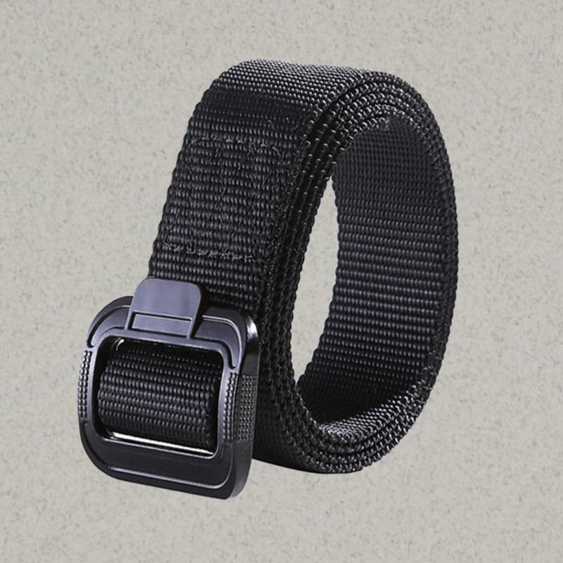 

1 PC Mens Tactical Belt Belt 1.5 inch 125cm Casual Nylon Sports Climbing, Black