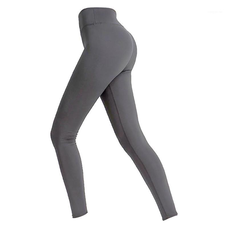 

High Quality Yoga Trousers Sexy Solid Color Fitness Trousers High Waist Casual Comfortable Sports Essential 2020 #Y51