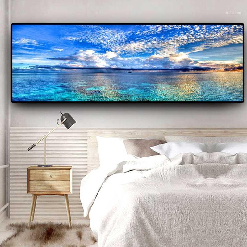 

large Full round Drill 3D DIY Diamond Painting Natural Sunset blue Lake Landscape 5D Embroidery Mosaic Cross Stitch decor AS251