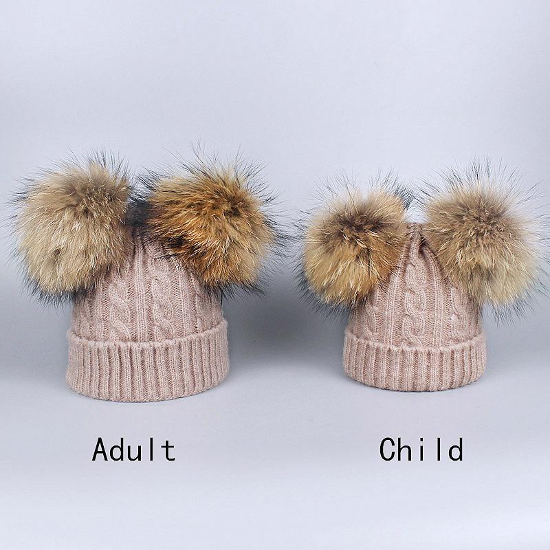 

Beanie/Skull Caps Autumn And Winter Hat Children Foreign Trade Wool String Hair Ball Flax Warm Factory Hats For Women, Orange 1 q