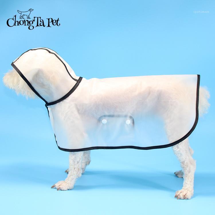 

Lightweight Dog Poncho Raincoat Dog Clothes 4 Small Dogs Hooded Pet Transparent Raincoat Pet Clothes Waterproof1, Clear