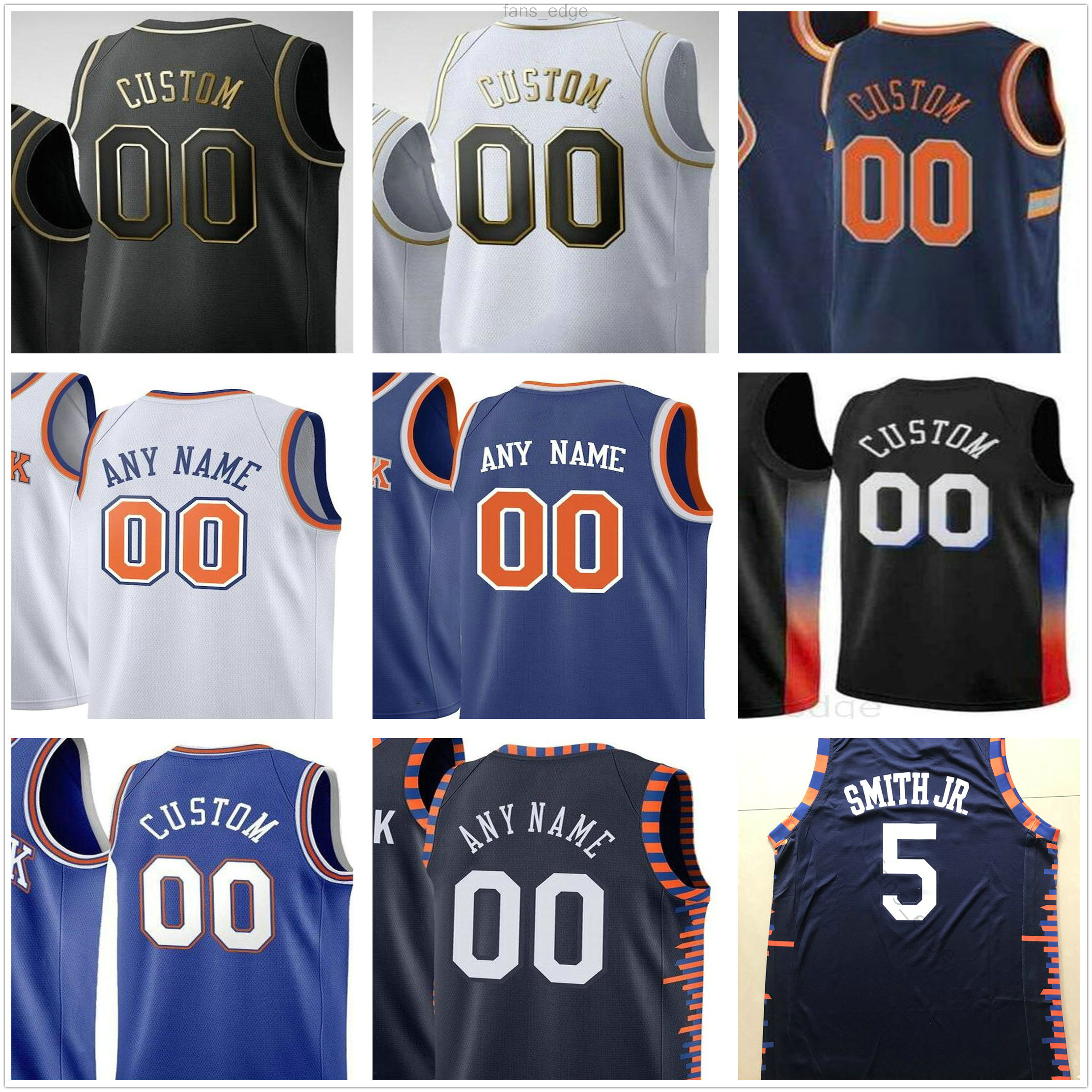 

Custom Screen Printed 1 Obi Toppin RJ 9 Barrett Kevin 20 Knox Julius 30 Randle Frank 11 Ntilikina Men Woman Kids Youth Basketball Jerseys, As picture