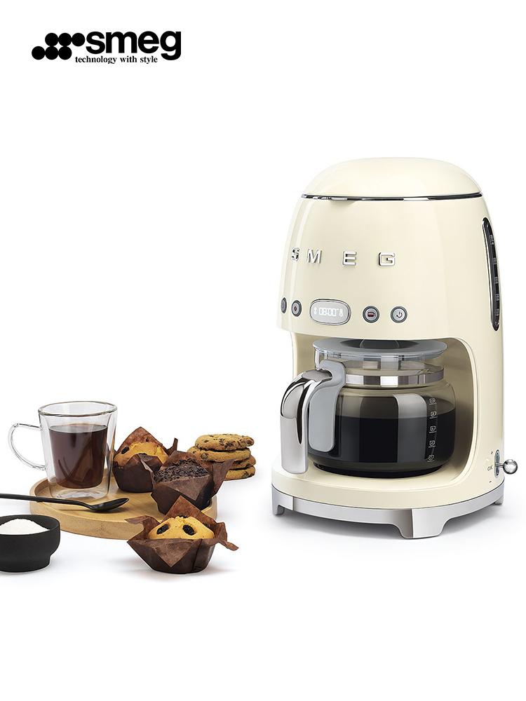

SMEG/ Smeg American Style Auto Coffee Machine Imported From Italy American Style Hourglass 1.4L Capacity Insulation