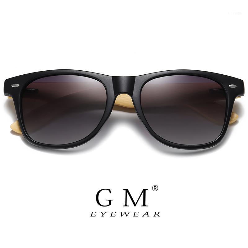 

Sunglasses GM Retro Wood Men Bamboo Sunglass Women Brand Design Sport Goggles Gold Mirror Sun Glasses Shades Lunette Oculo1
