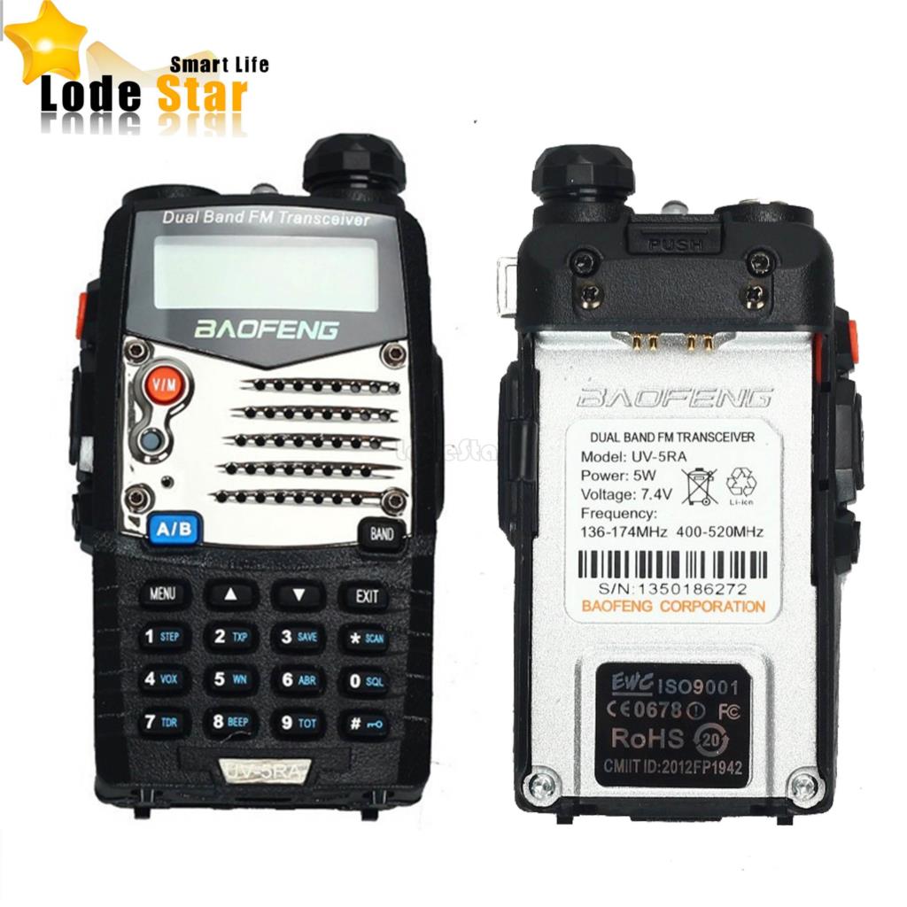 

Original Baofeng UV-5RA Walkie Talkie portable radio UV 5RA VHF UHF Dual Band Ham CB Radios transceiver for ham hotel commercial