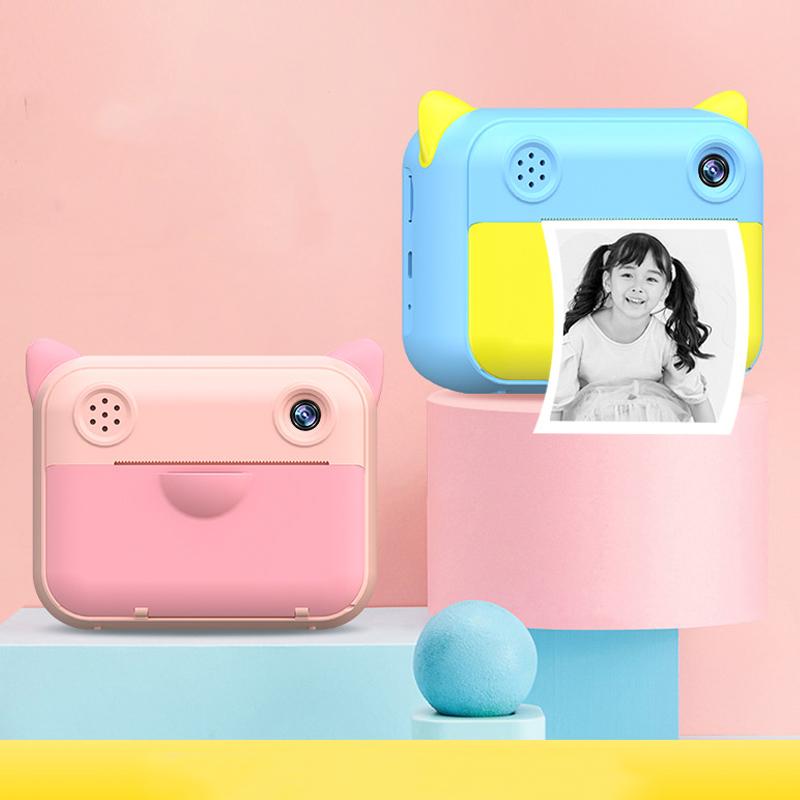 

Children Camera Instant Print Camera 1080P HD Digital CameraFor Kids Instant Print with Photo Paper Toys Birthday Gift