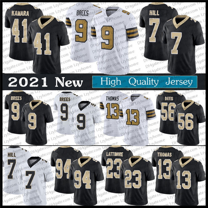 

Men's 9 Drew Brees Jersey 7 Taysom Hill 41 Alvin Kamara 13 Michael Thomas 23 Marshon Lattimore 56 Demario Davis Cameron NO Football Jerseys, My store(aryahome)